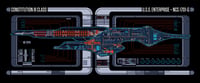 Image 2 of USS Enterprise 1701-G Large Panel Print