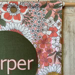 Image of Floral Name Banner