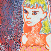 Image 3 of Girl on Red