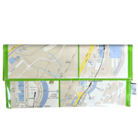 Image 1 of Recycled Street Map Wallet - Brisbane Airport