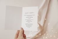 Image 3 of Wedding Invitations- Set og 10 - Love Invited