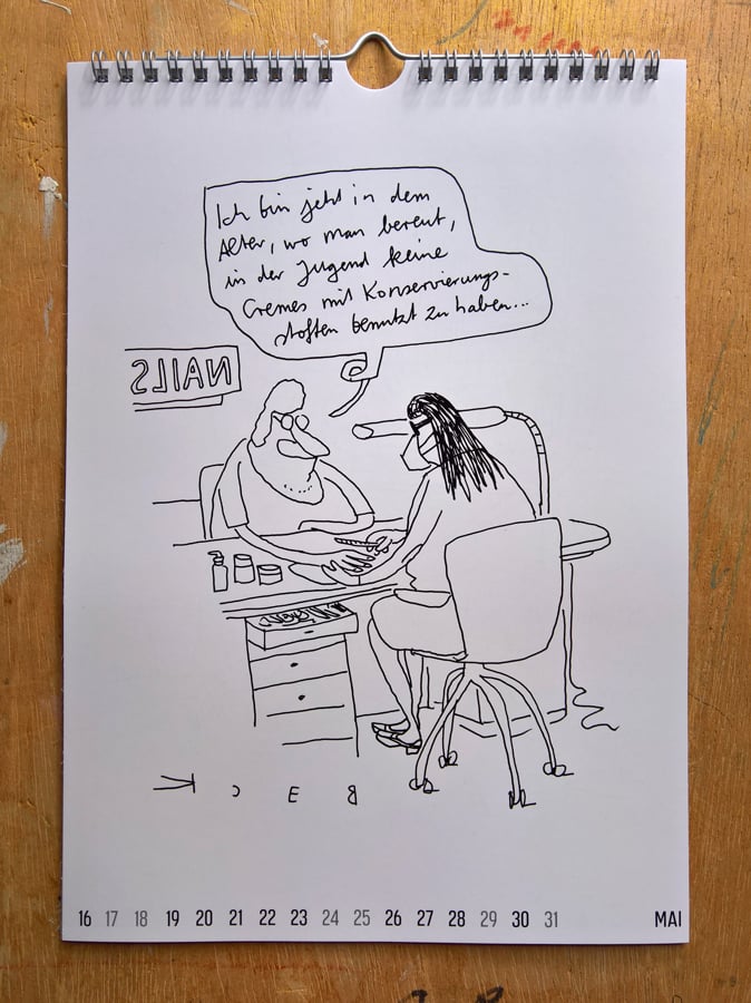 Image of 2025 Cartoon-Kalender SE