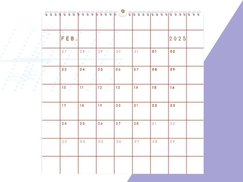 Image of KALENDER Grid 2025
