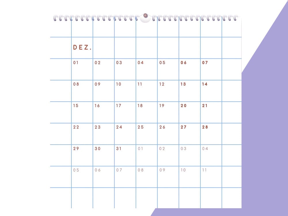Image of KALENDER Grid 2025