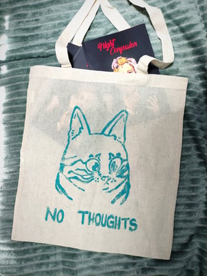 Image of "No Thoughts" tote bag