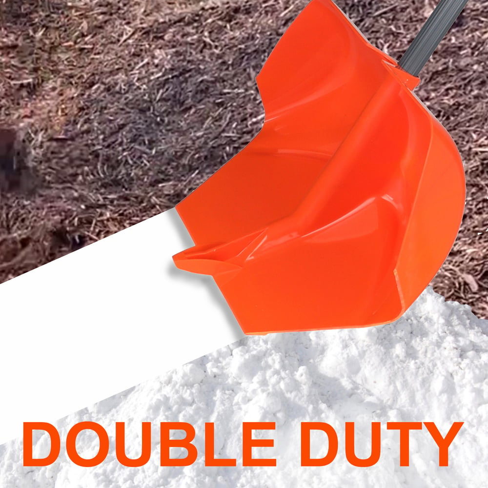 Image of DOUBLE DUTY SNOW SCOOP & GARDEN MULCH SHOVEL  