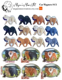 Image 2 of Winner’s Gait Chow Chow Car Magnets