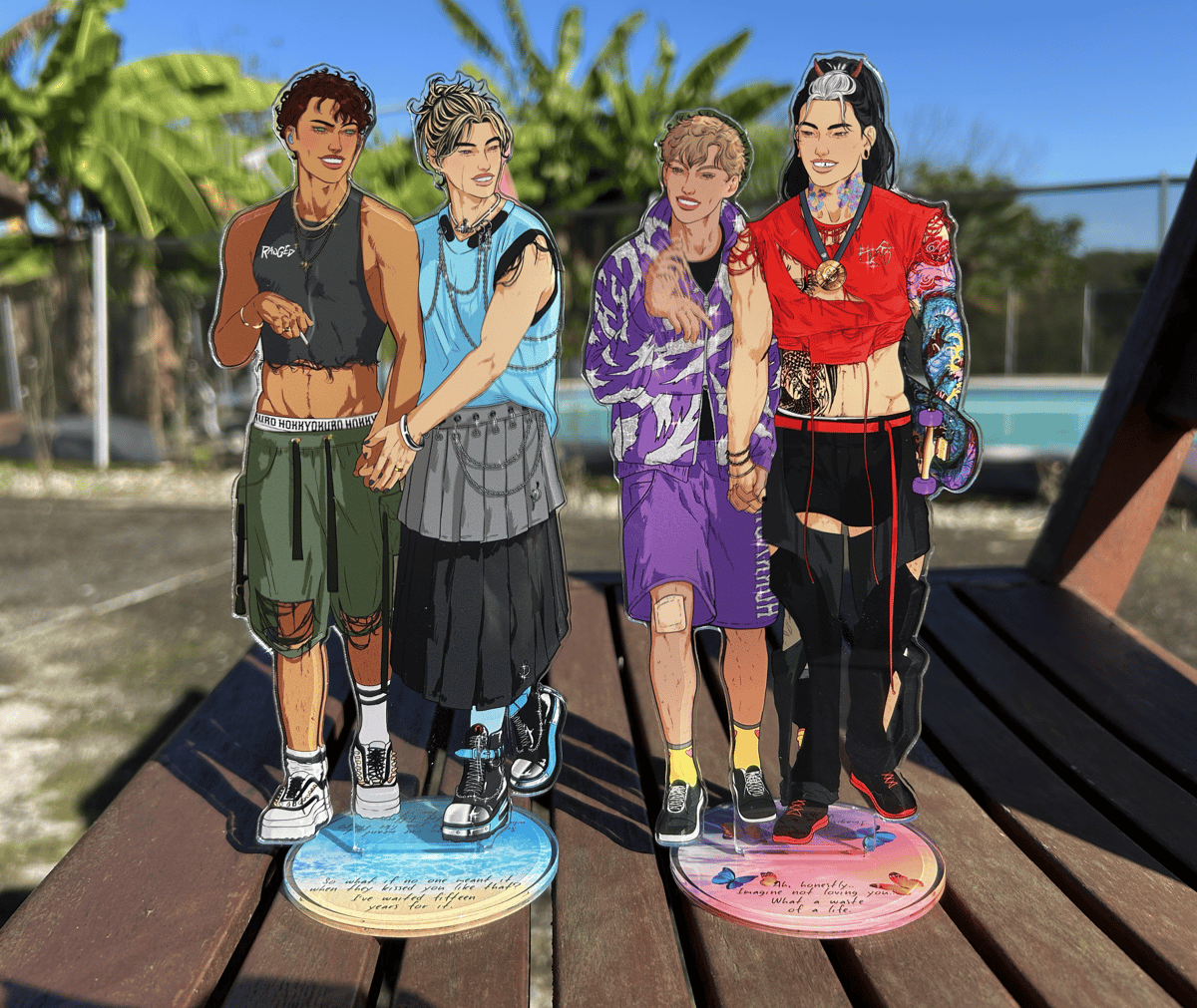 Soft as Organdy Acrylic Standees