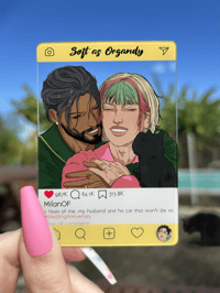 Image 1 of Soft as Organdy Acrylic Photocard