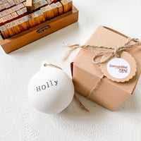 Personalised Ceramic Bauble