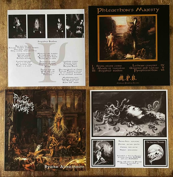 Image of PHLEGETHON'S MAJESTY Bygone atonements LP