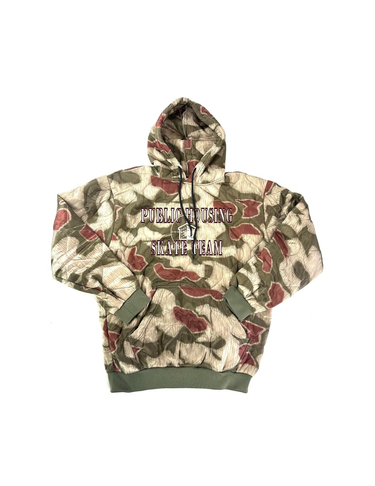 Image of WORLD WAR 3 CAMO HOODIE