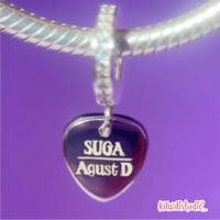 Image 1 of 💜SUGA AGUST D GUITAR PICK CHARM💜