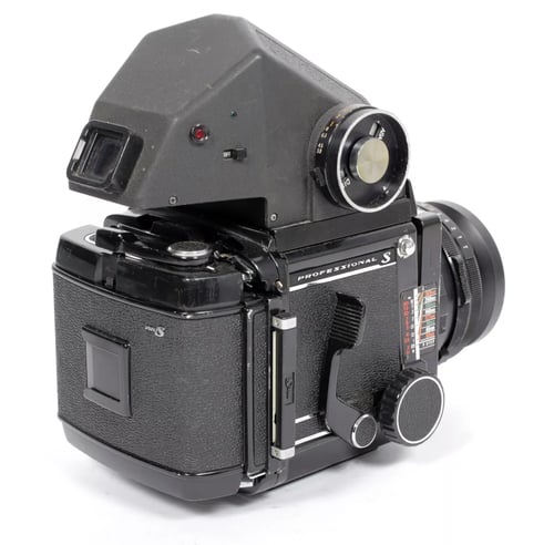 Image of Mamiya RB67 Pro S 6X7 camera with Metering Prism + 120 back + 127mm lens #4396