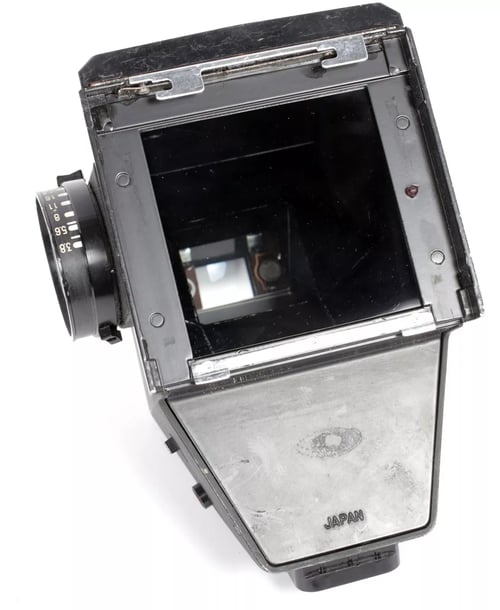 Image of Mamiya RB67 Pro S 6X7 camera with Metering Prism + 120 back + 127mm lens #4396