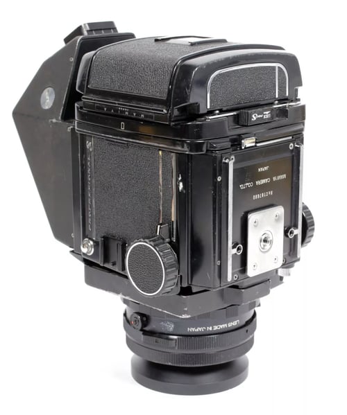 Image of Mamiya RB67 Pro S 6X7 camera with Metering Prism + 120 back + 127mm lens #4396