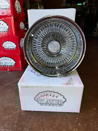 14x7 Chrome 100 Spoke Player Wire Wheels (reverse)