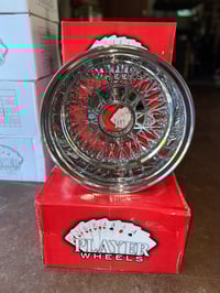 14x7 Chrome 72 Spoke Player Wire Wheels (reverse)