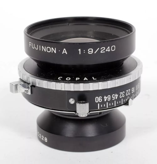 Image of Fuji EBC A 240mm F9 Lens in Copal #0 Shutter (Covers 8X10) #4404 