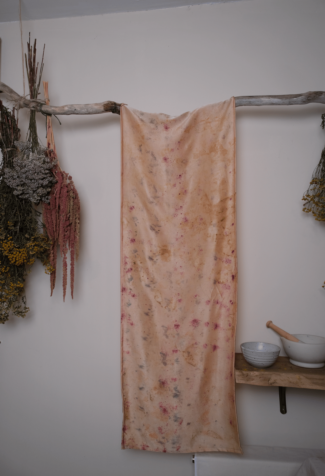 Image of Pink Mizzle - Silk Scarf