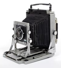 Image 3 of Toyo 4X5 metal field camera with 127mm + 210mm lenses + holders + Film #4411