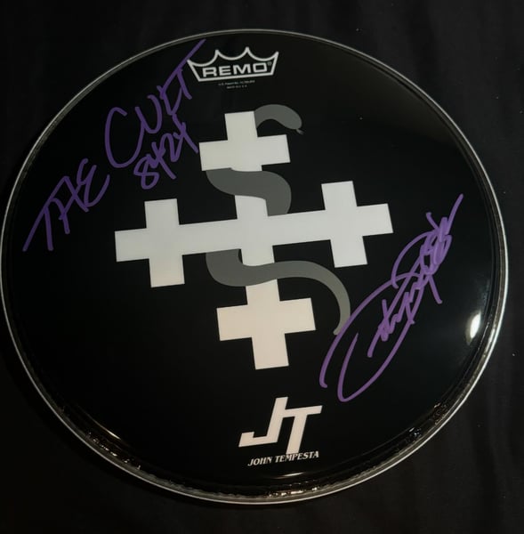 Image of John Tempesta 8424 Signed Drumhead