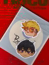 Image 2 of Trigun Vash X Wolfwood Sticker Set