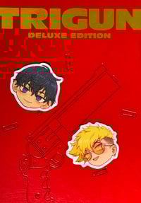 Image 5 of Trigun Vash X Wolfwood Sticker Set