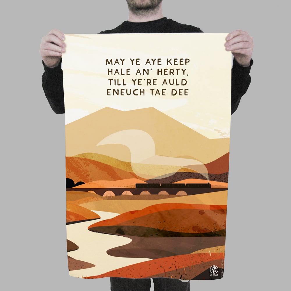 Image of 'Hale and Hearty' <html> <br> </html> (Tea Towel)
