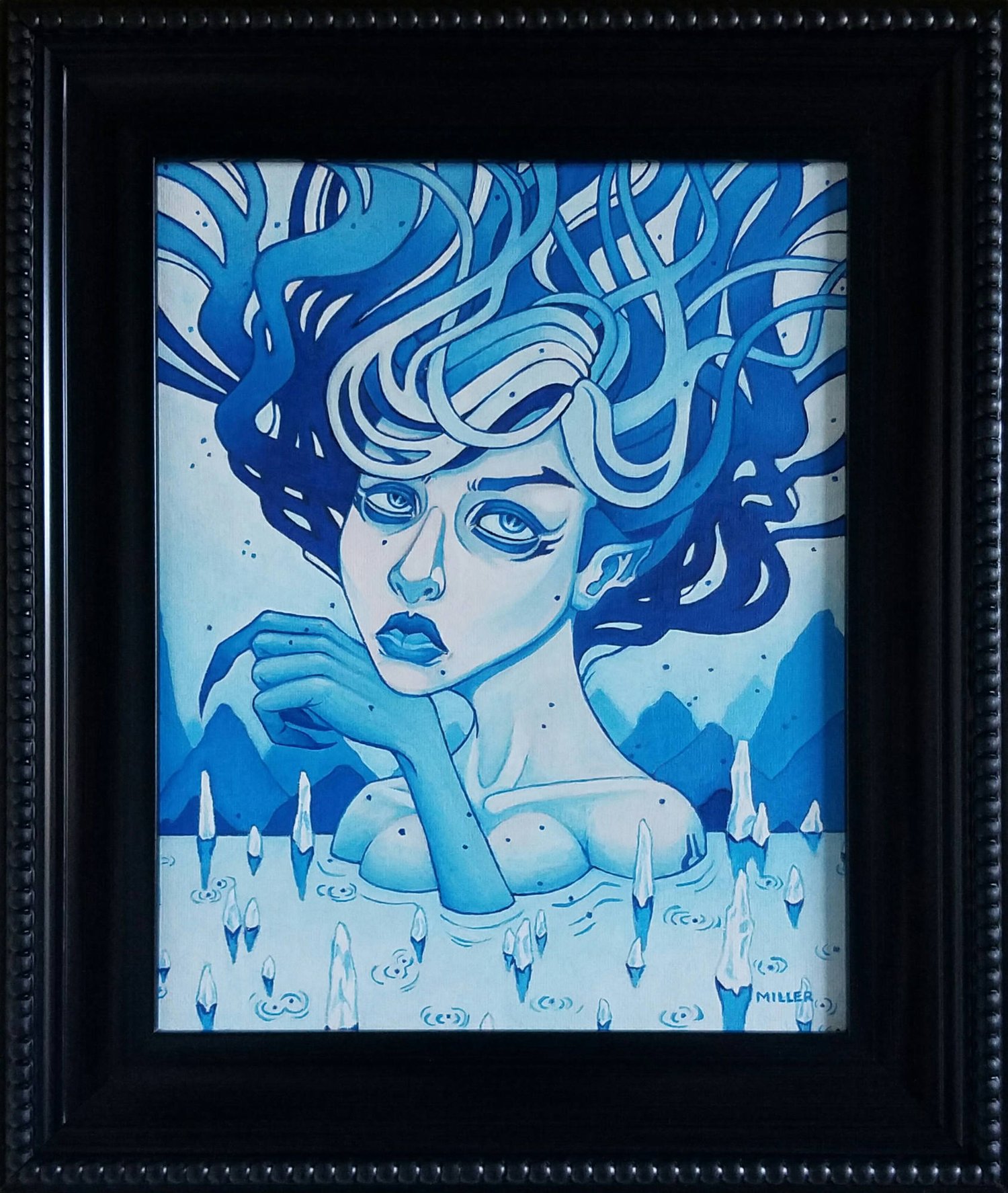 Image of As Cold As Ice - Framed Original Oil