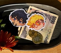 Image 1 of Trigun Vash X Wolfwood Sticker Set
