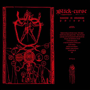 Image of BLACK CURSE “Burning in Celestial Poison” LP