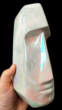 Image 1 of Katiki ARTIST SERIES Aku Aku Las Vegas Coin Tiki Mug Edition of 50 Galaxy Metallic FREE SHIPPING