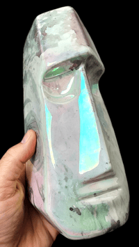 Image 3 of Katiki ARTIST SERIES Aku Aku Las Vegas Coin Tiki Mug Edition of 50 Galaxy Metallic FREE SHIPPING