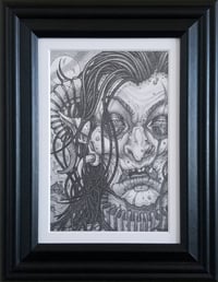 Image 2 of Flight of the Crones - Framed Original Graphite
