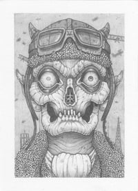 Image 1 of Gummy the Goblin - Framed Original Graphite
