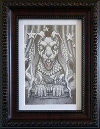 Image 2 of Hat Trick - Framed Original Graphite