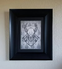 Image 3 of Head of Minji - Framed Original Graphite
