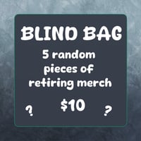 Image 1 of Blind Bag: Retiring Merch (Keychains, Shakers, Washi Tape, Magnets)