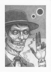 Image 1 of Highway to Hell - Framed Original Graphite