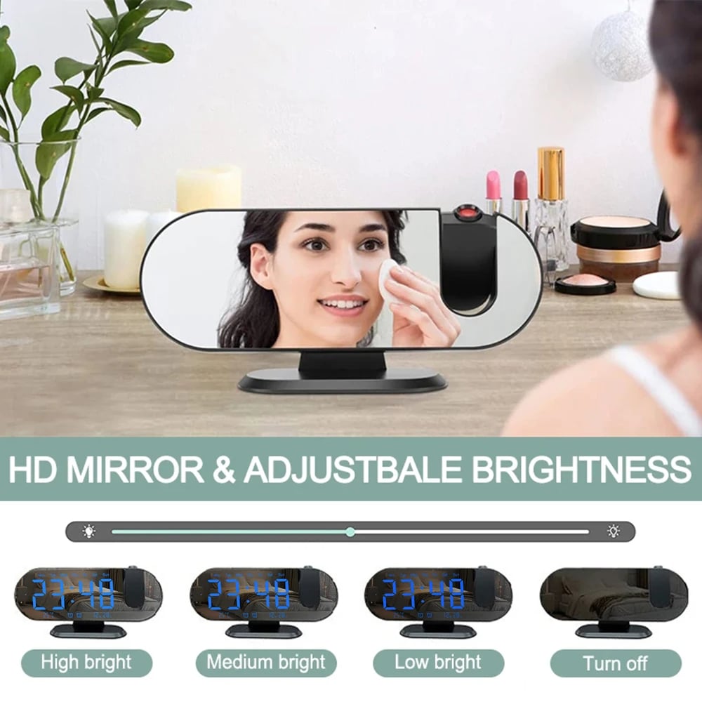 MSL 1080P High-Definition WiFi Mini Camera Secret Clock with Alarm and Motion Detection