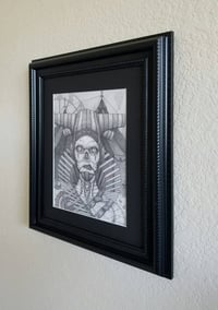 Image 4 of Jinx - Framed Original Grahite