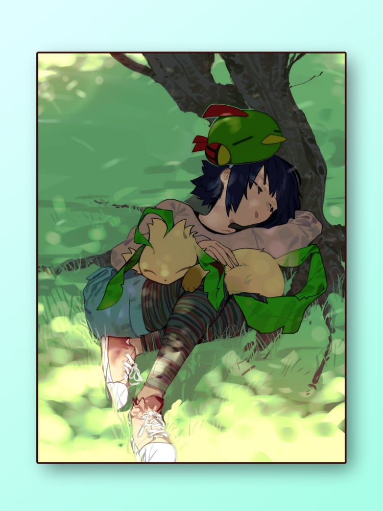 Image of OC "Napping Alice" Print