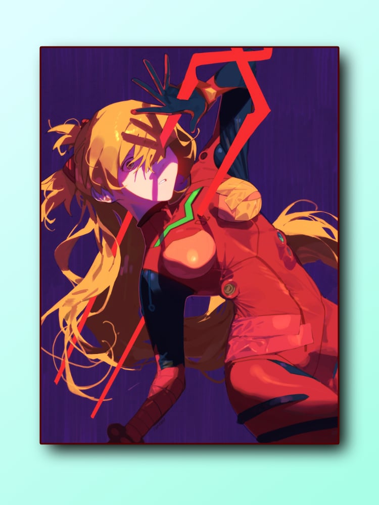 Image of Evangelion "Asuka" Print