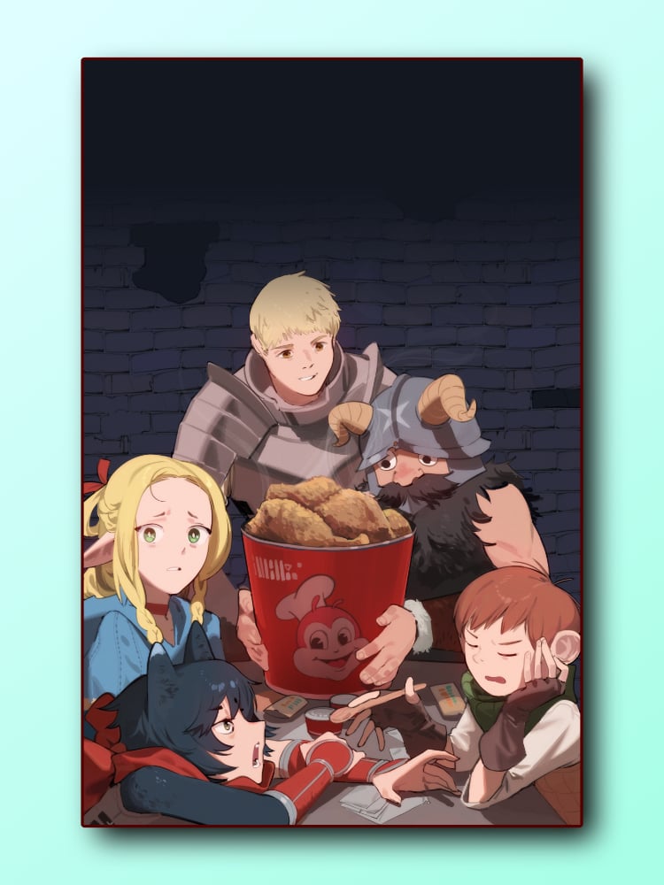 Image of Dungeon Meshi "Jolly" Print