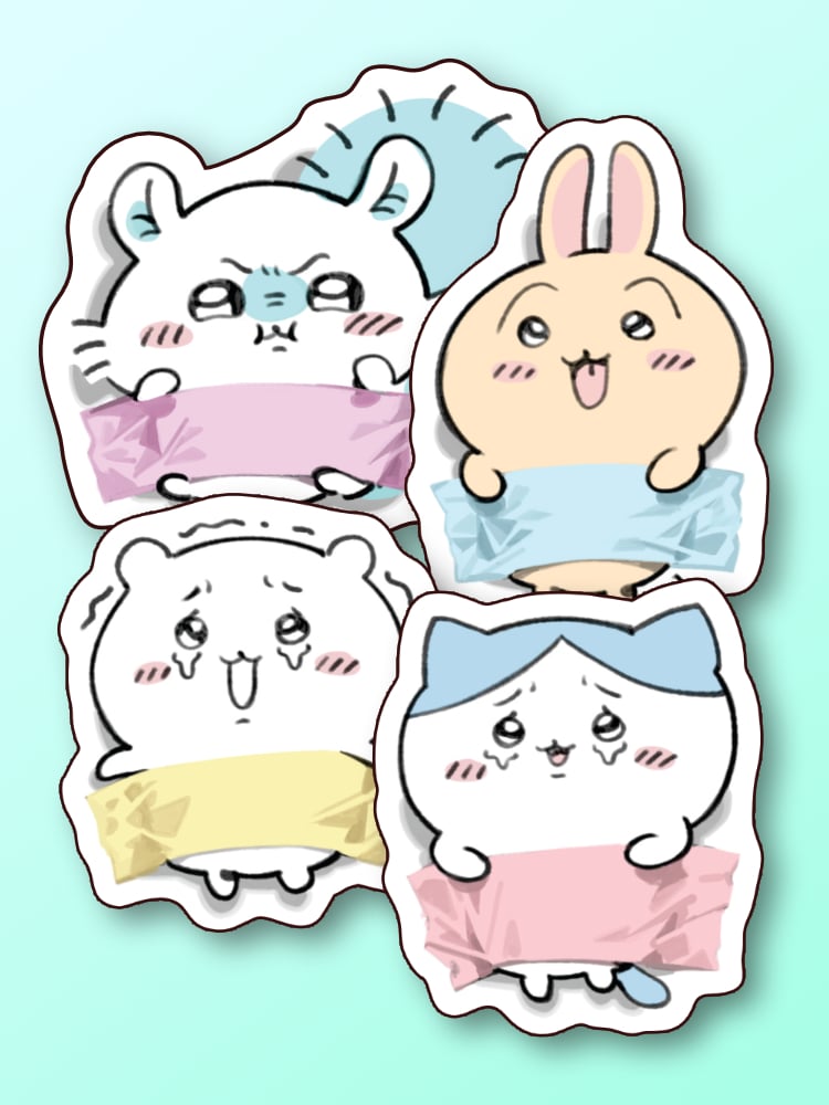 Image of Chiikawa "Taped" Stickers