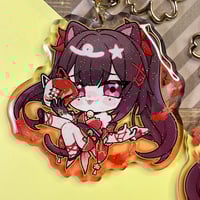 Image 2 of Star Rail Sparkle Kitty Charm