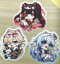 Image 1 of Star Rail Penacony Kitty Stickers