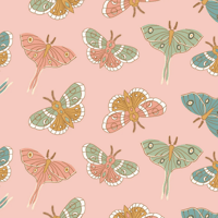 Image 6 of MOONBEAM DREAMS 2.5" Strips 42pc Rolo by Amanda Grace for Poppie Cotton