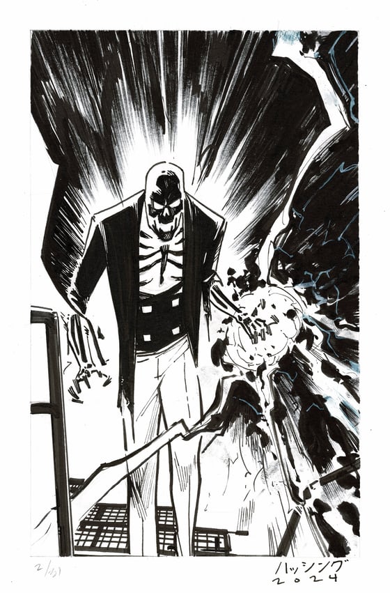 Image of Batober Original Art 10.2.2024 - Threat